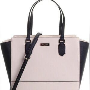 AUTHENTIC Kate Spade Black and Cream Women's Tote Bag